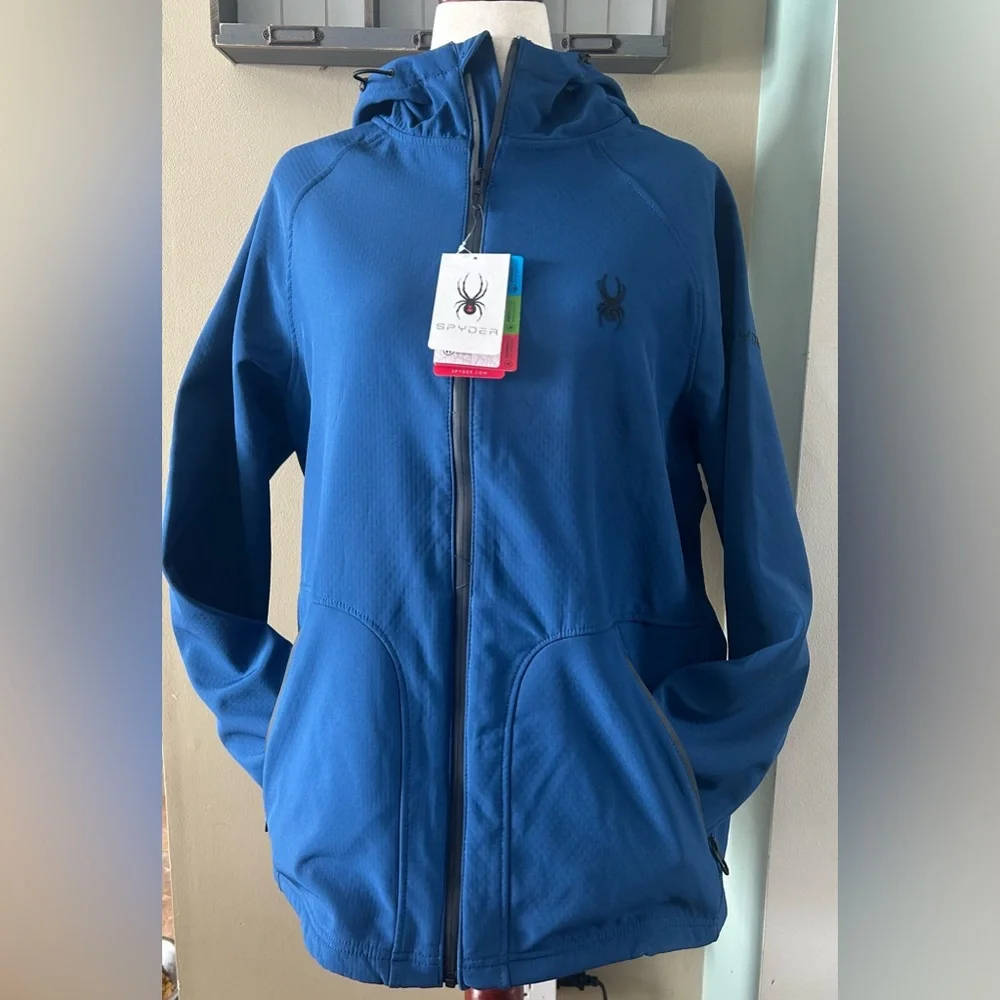 Spyder Blue Performance Jacket - Picture 1 of 13